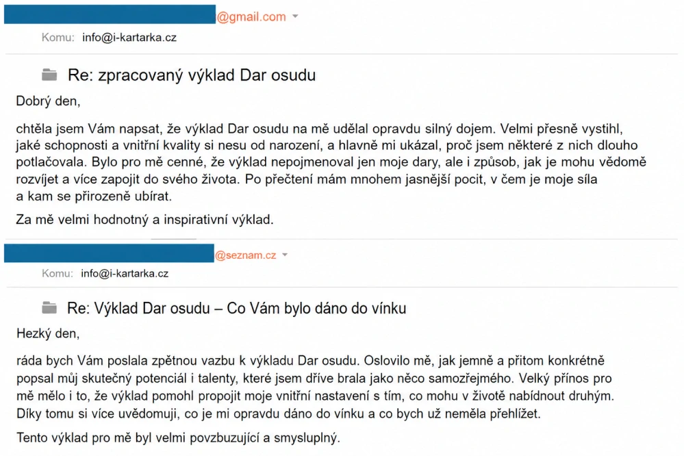 Výklad DAR OSUDU – Co Vám bylo dáno do vínku- - ROZŠÍŘENÁ VERZE - rozbor na 4 strany A4