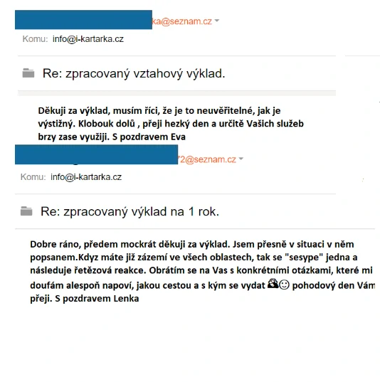 Písemný výklad VZTAHOVÝ (po rozchodu-ukončený vztah)