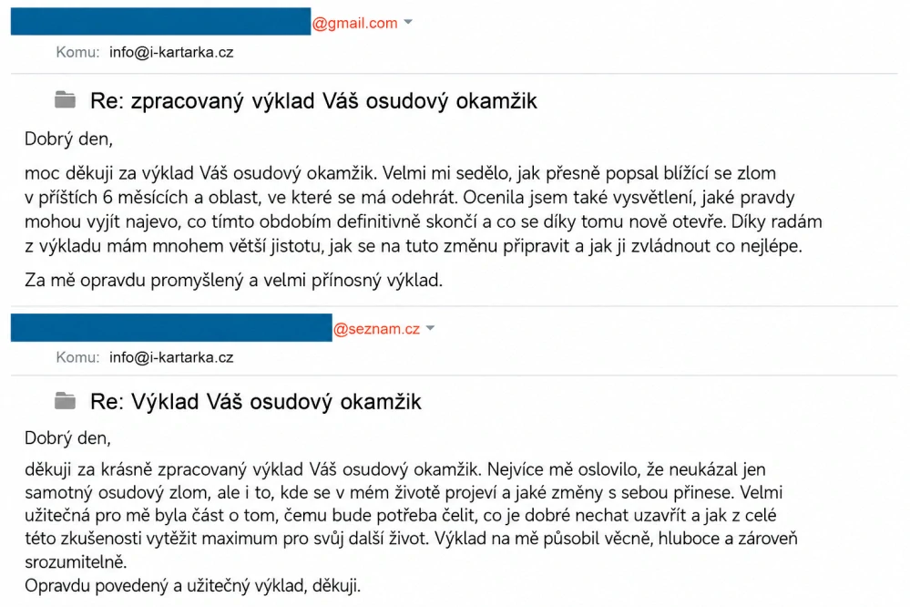Výklad VÁŠ OSUDOVÝ OKAMŽIK na 6 měsíců - ROZŠÍŘENÁ VERZE - rozbor na 4 strany A4