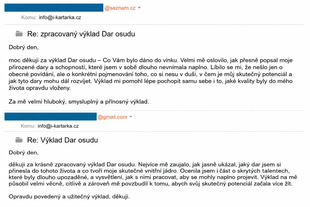 Výklad DAR OSUDU – Co Vám bylo dáno do vínku- - ROZŠÍŘENÁ VERZE - rozbor na 4 strany A4