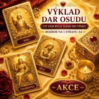 Výklad DAR OSUDU – Co Vám bylo dáno do vínku- rozbor na 1 stranu A4