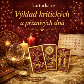 Výklad kritických a příznivých dnů v následujících 12 měsících (výklad na 3 strany A4)
