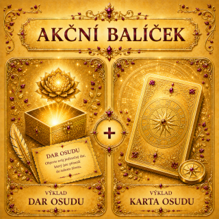 AKCE NA BALÍČEK - DAR OSUDU + KARTA OSUDU